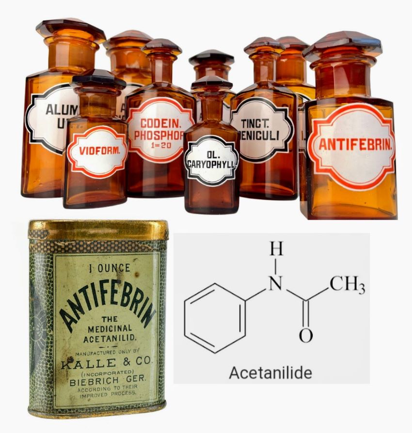 la storia del paracetamolo partendo dalla acetanilide