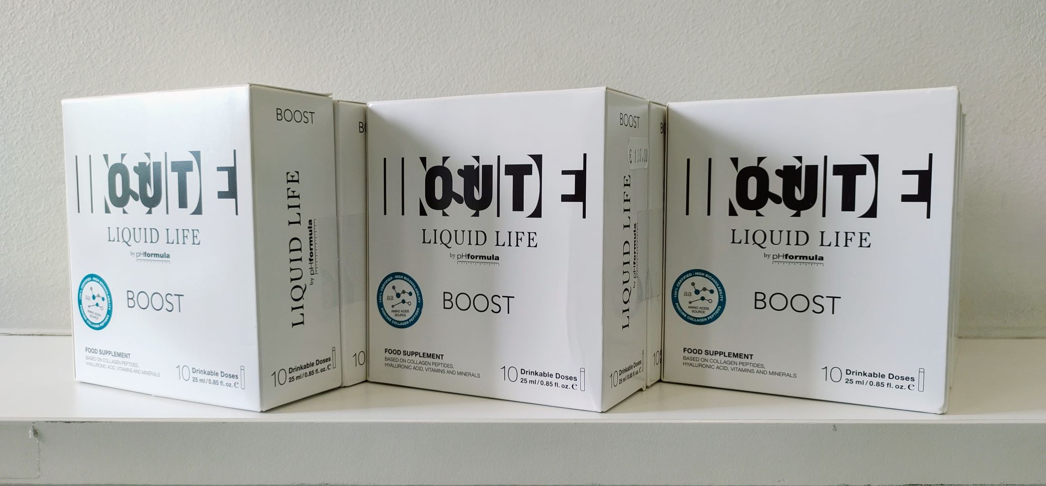 Liquid Life Boost fiale bevibili di acido ialuronico e collagene