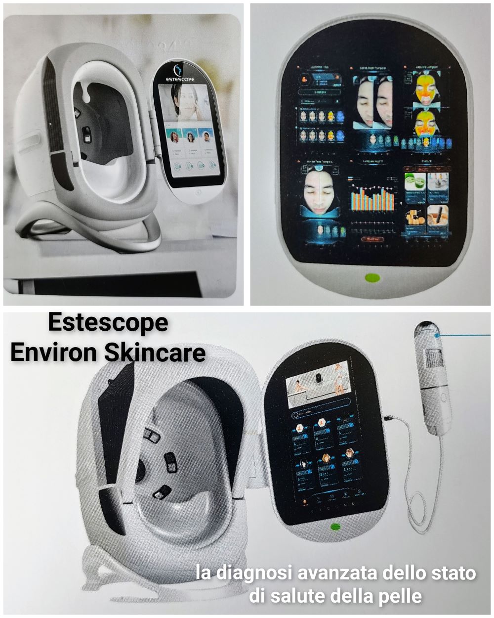estescope strumento per la diagnosi computerizzata della pelle