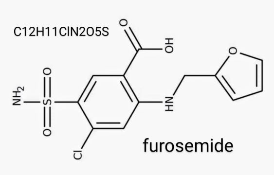 furosemide struttura chimica