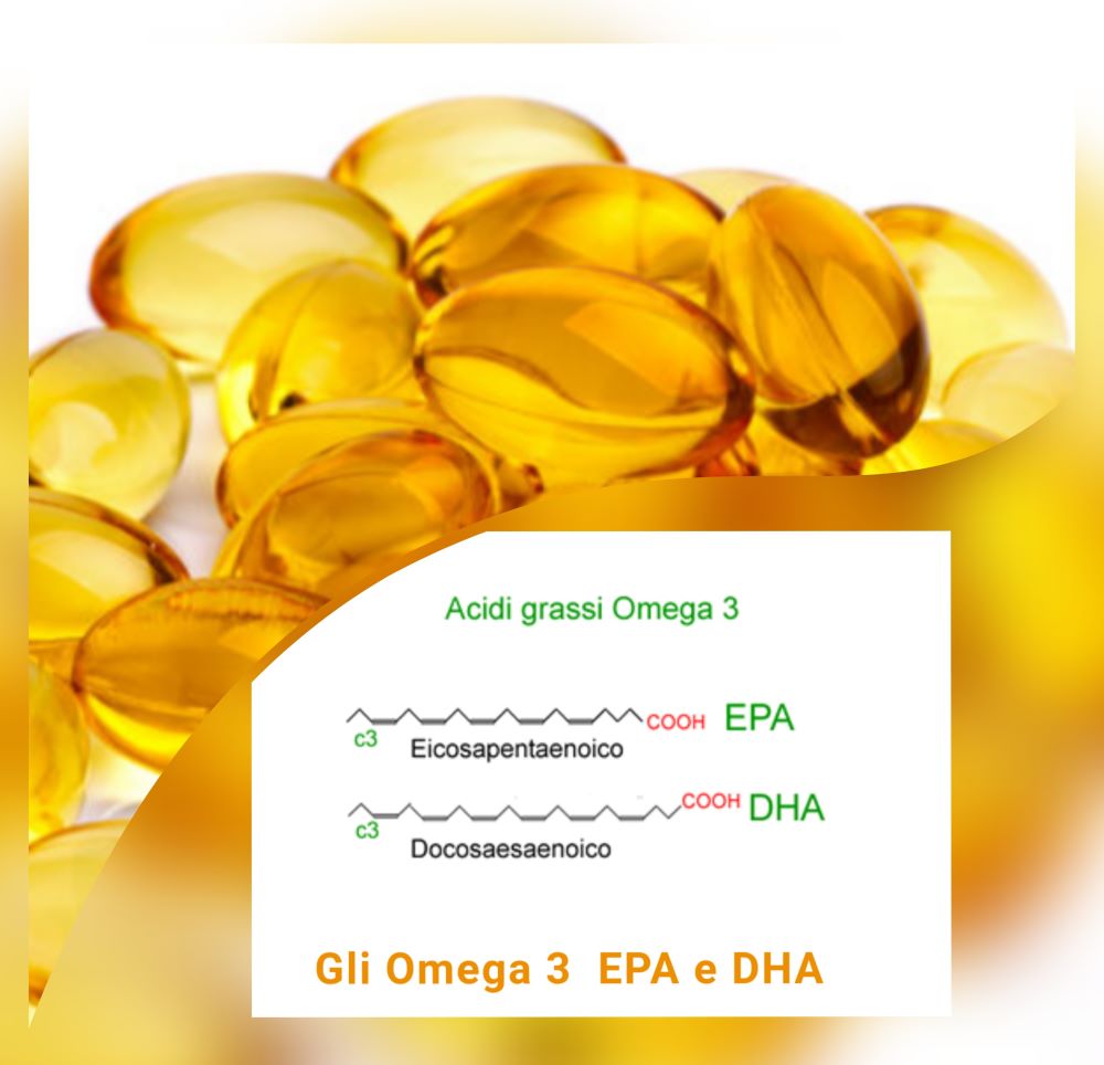 gli acidi grassi omega 3 epa e dha