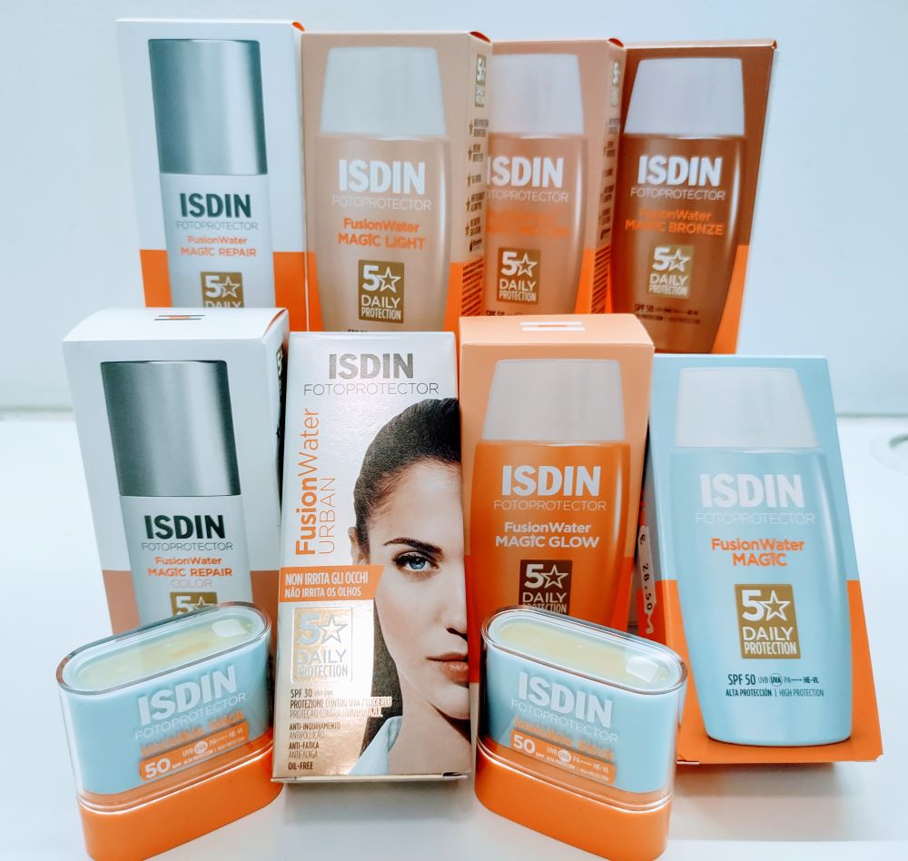 isdin fotoprotector fusion water linea