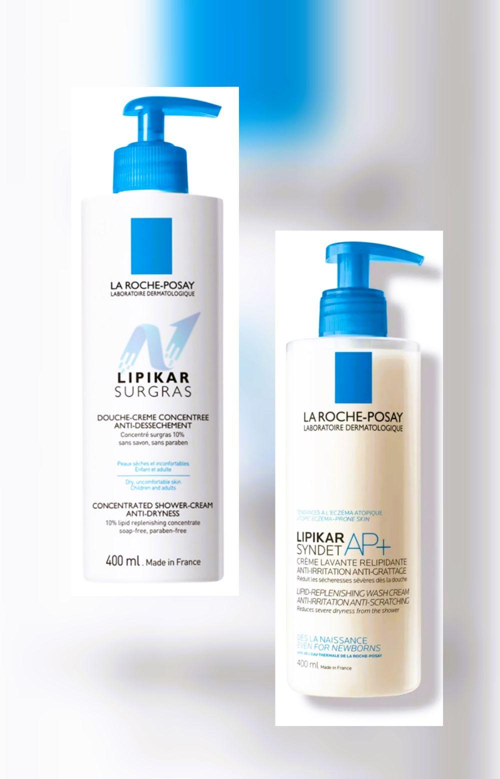 La Roche Posay detersione Syndet e Surgras