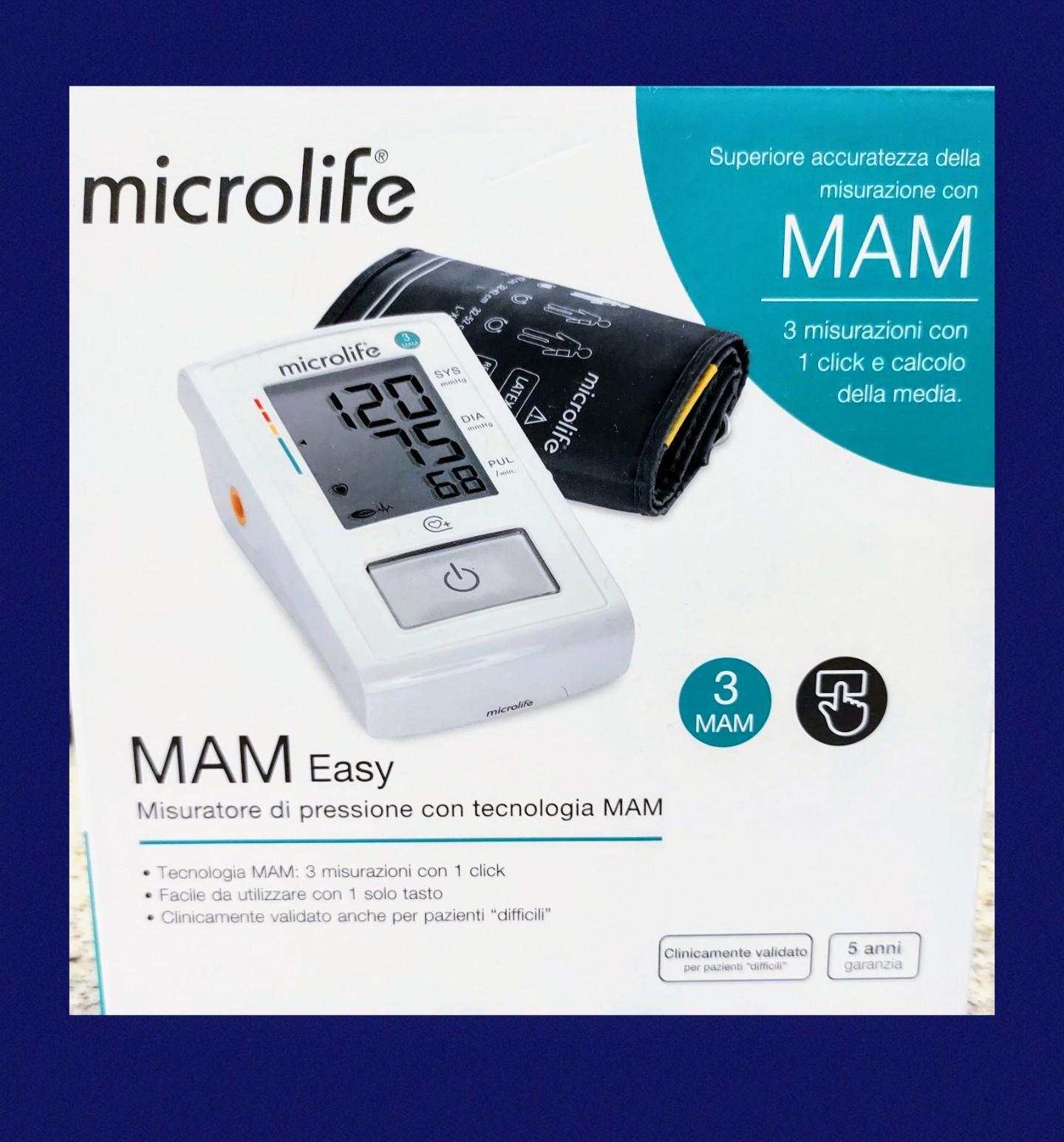 microlife misuratore di pressione mam